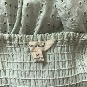 Sim & San Women's Mini Dress in Light Green